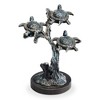 SPI Home Traveling Trio Sea Turtle Sculpture – Aluminum Ocean Art, Freestanding Coastal Décor, 13.5” Tall Marine Accent - 3 of 4