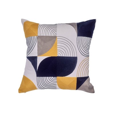 18"x18" Ensley Geometric Square Throw Pillow - Sure Fit