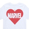 Boys' - Marvel - Heart Valentine Short Sleeve Graphic T-Shirt - 2 of 4