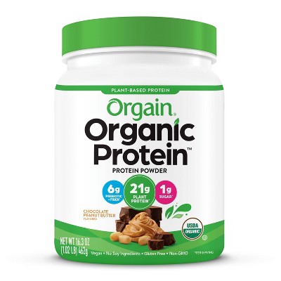 Orgain Organic Protein Plant Based Powder - Chocolate Peanut Butter - 16.3oz