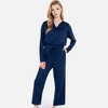 Anna-Kaci Women's Relaxed Fit Pullover and Wide Leg Lounge Pants Set - 3 of 4
