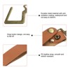 Unique Bargains Metal Outdoor PU Leather S Shelf Camping Hanger Hooks 2 Pcs - 4 of 4