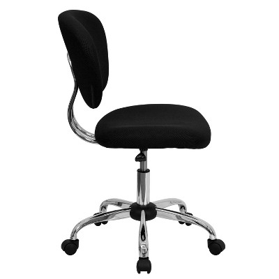 Black Mesh Mid-Back Swivel Task Office Chair