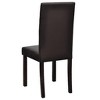 vidaXL Dining Chairs, 4 Pcs, Brown Faux Leather - image 4 of 4