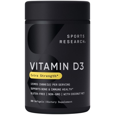 Sports Research D3 + K2, 160 Veggie Softgels