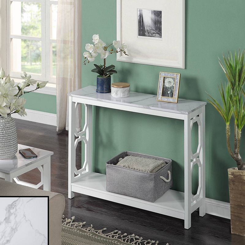 Omega Console Table with Shelf - Breighton Home, 3 of 7