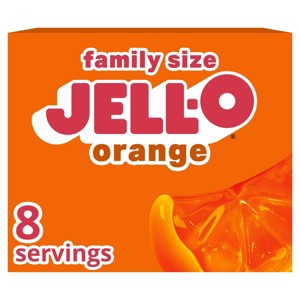 JELL-O Orange Flavored Gelatin Dessert Mix - 6oz : Target