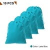 Unique Bargains Velvet Reusable Soft Jewelry Headphone Candy Drawstring Gift Bags 10 Pcs - 3 of 4