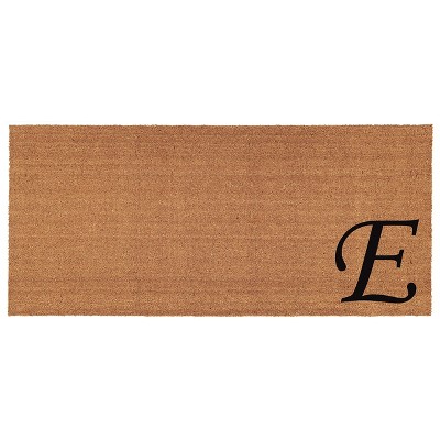 Calloway Mills 153622448E Urban Chic Monogram Doormat 2 ft. x 4 ft. (Letter E)