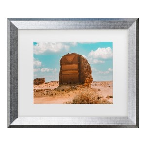 Trademark Fine Art - Khaled Qasr Alfarid U Omop Matted Framed Art - 1 of 4