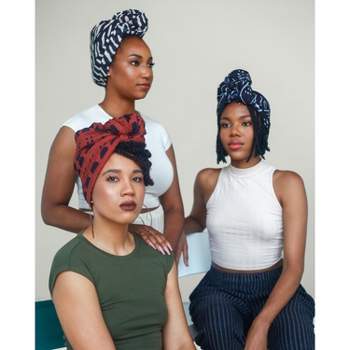 The Wrap Life | Printed Pleated Head Wrap