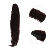 Unique Bargains Women's Nature Long Hair Ponytail Wig Clip 23.62inch Dark Brown 1 Pc - 4 of 4