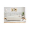 Meridian Furniture,Kennedy Faux Shearling Teddy Fabric Bench - 2 of 4