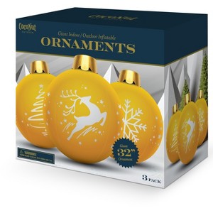 CocoNut Outdoor 32" Inflatable Holiday Ornaments - 1 of 3