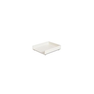 U Brands Juliet Wood Paper Tray White/Gold (3467U00-12) - 1 of 1