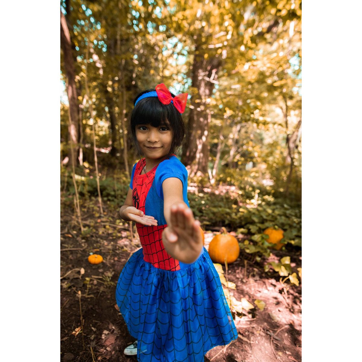 Marvel Spider-Man Toddler Girls' Cosplay Tutu Dress and Leggings Set - thumbnail 6