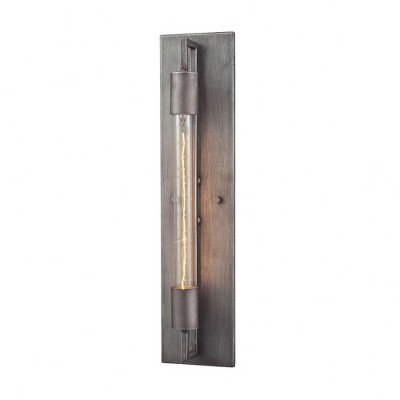 Elk Home Laboratory 1 - Light Wall Light in  Weathered Zinc