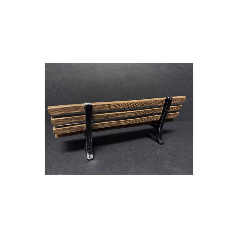 Park Bench 2 piece Accessory Set for 1/24 Scale Models by American Diorama, 2 of 4