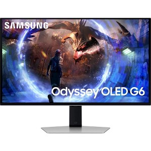 Samsung 27" Odyssey OLED G6 (G60SD) QHD FreeSync Premium Pro Gaming Monitor - 1 of 4