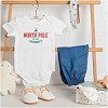 Christmas North Pole University Baby Romper Boys or Girls Brisco Brands - 3 of 4