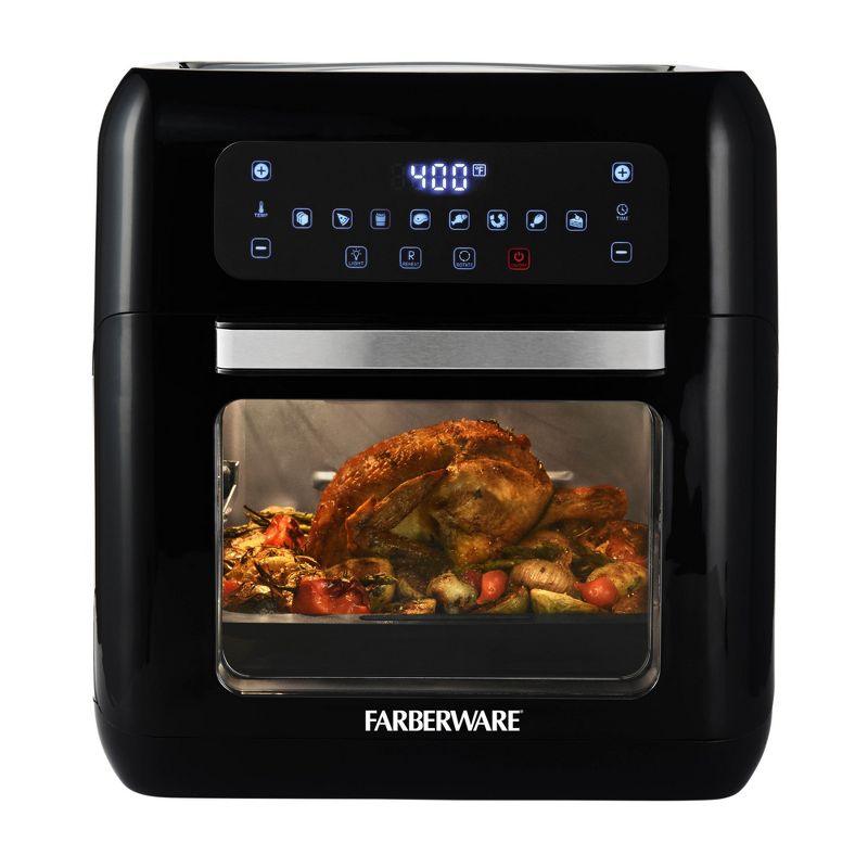 Farberware 192oz Digital XL Air Fryer Oven, Black, 4 of 6