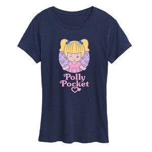 Women's - Polly Pocket - Doll Circle with Logo Short Sleeve Graphic T-Shirt - 1 of 4