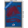 Trends International NHL Colorado Avalanche - Logo 25 Framed Wall Poster Prints - 3 of 4
