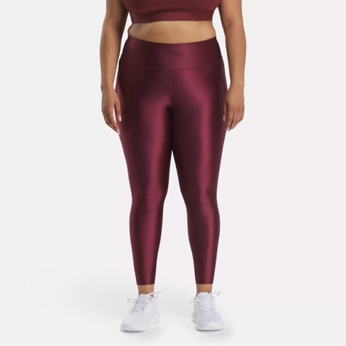 Reebok Lux High-rise Leggings (plus Size) 4x Classic Maroon : Target