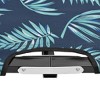 vidaXL Two Person Folding Sun Lounger Leaf Print Steel - 4 of 4