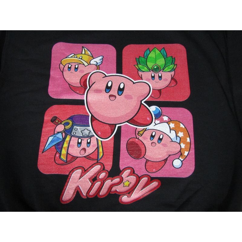 Kirby Ability Panels Boy's Black Long Sleeve Shirt, 2 of 3
