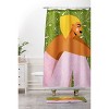 Deny Designs Maritza Lisa Manifesting Spring Abstract Shower Curtain Green - 3 of 3