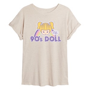 Women's - Polly Pocket - 90S Doll Oversized Graphic T-Shirt - 1 of 4