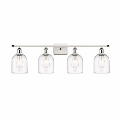 Bella - 4 Light Bath Vanity In Industrial Style-10.5 Inches Tall and 35.5 Inches Wide