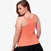 Calypsa Women's Maya Tankini Swim Top With Built-in Bra - 2 of 4