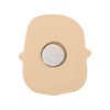 Unique Bargains Decorative Magnets Magnetic Fridge Sticker Irregular Shape Eldest Resin Brown Beige 1Pc - 3 of 3