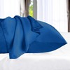 300 Thread Count Rayon From Bamboo Solid Set of 2 Pillowcase Set by Blue Nile Mills - 4 of 4