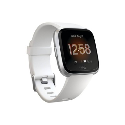 fitbit versa white band small