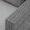 Sunsitt 7pc Rattan Wicker Outdoor Patio Conversation Set Gray - 4 of 4