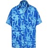 LA LEELA Men's Hawaiian Shirt Funny Beach Shirts Casual Button Down Short Sleeve Shirts for Men - 4 of 4