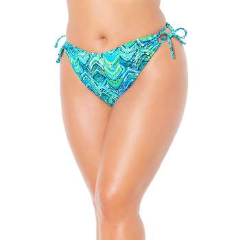 Plus Size Women's High Leg Cheeky Bikini Brief by Swimsuits For All in  Anchor (Size 20) - Yahoo Shopping