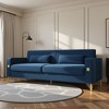 3-Seat Luxury Modern Sofa with Gold Accents - 4 of 4