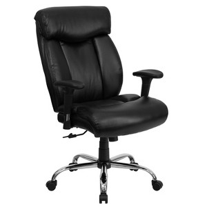 Emma and Oliver 400 lb. Big & Tall High Back Full Headrest Ergonomic Office Chair with Arms - 1 of 4