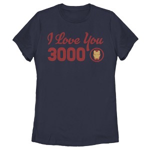 Women's Marvel Iron Man Love 3000 Forever T-Shirt - 1 of 4