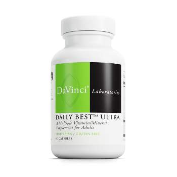 DaVinci Labs Daily Best Ultra - Dietary Supplement to Support Cardiovascular Health, Fat Metabolism and Bone Health* - 60 Vegetarian Caps