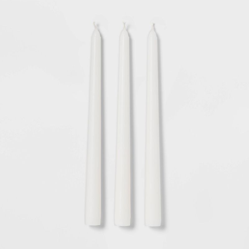 12pk Unscented Taper Candles White - Room Essentials&#8482;, 4 of 5