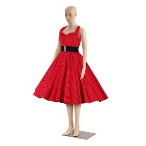 FDW Female/Male Mannequin Torso Dress Form Mannequin Adjustable Dress Mannequin Clothing Form Dress Model Full Body Plastic Display Tool - 1 of 4