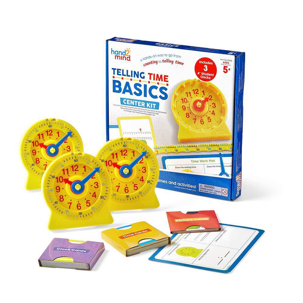 Photos - Educational Toy hand2mind Telling Time Basics Center Kit