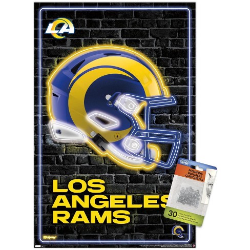 NFL Los Angeles Rams - Aaron Donald 21 Wall Poster, 22.375 x 34, Framed 