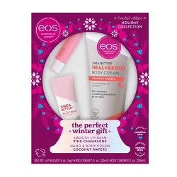 eos Super Soft Shea Gift Set - Coconut Waters and Pink Champagne - 3pc