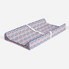Bacati - Emma Coral/Navy Large Triangles Quilted Muslin Changing Pad Cover - 2 of 4